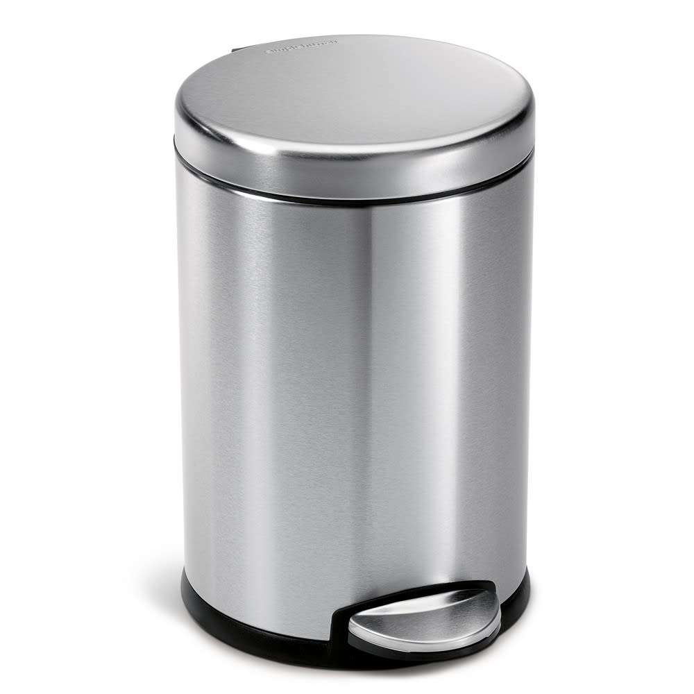 HUMAN MADE RIN Trash can round 新品未使用 GuestSupply US | Simplehuman 4.8 Quart Mini Round Step Trash Can